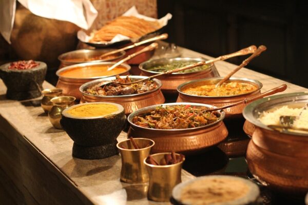 buffet indian food spices lunch 315691