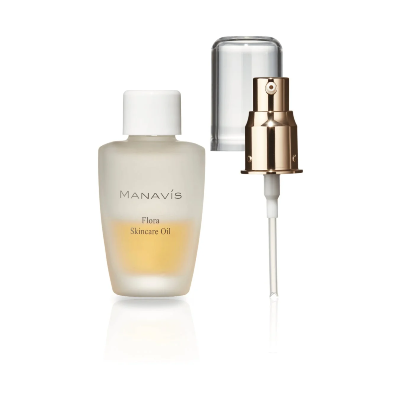 Botella de Manavis Flora Skincare Oil