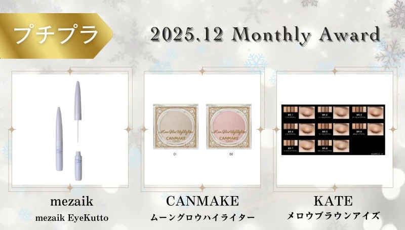Petit-Pura 2025.12 Monthly Award