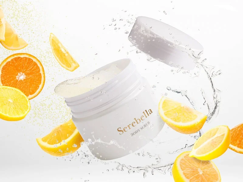 Serebella Body Scrub con c&iacute;tricos y salpicaduras de agua
