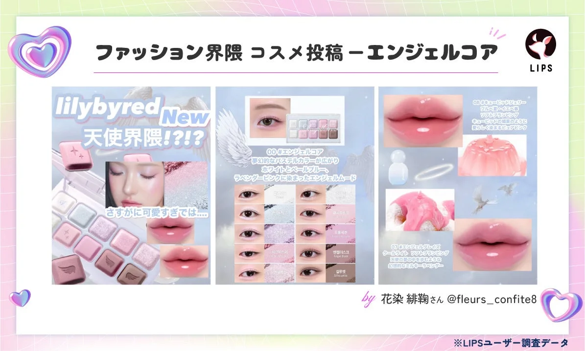 Publicaci&oacute;n de LIPS sobre la serie lilybyred Angelcore