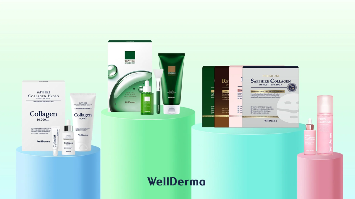 Productos WELLDERMA en exhibici&oacute;n