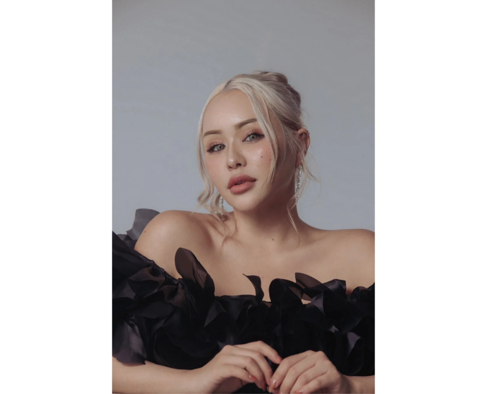 Retrato de Marilyn, productora de la marca vim BEAUTY