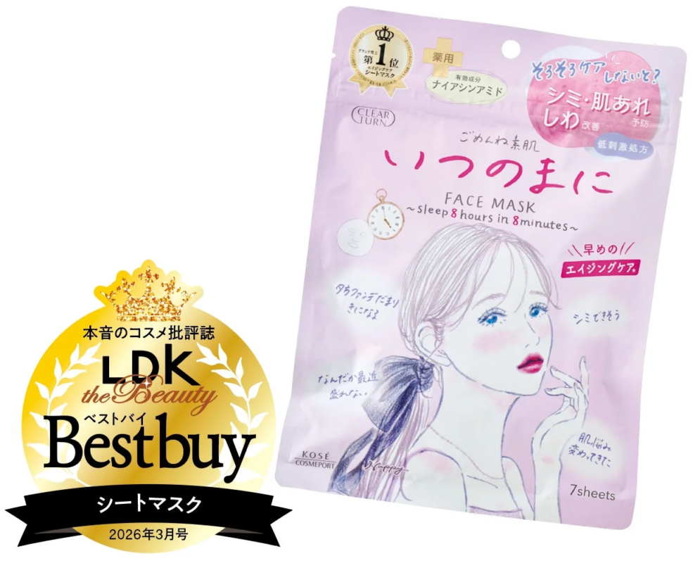 CLEAR TURN Gomenne Suhada Itsunomani Mask