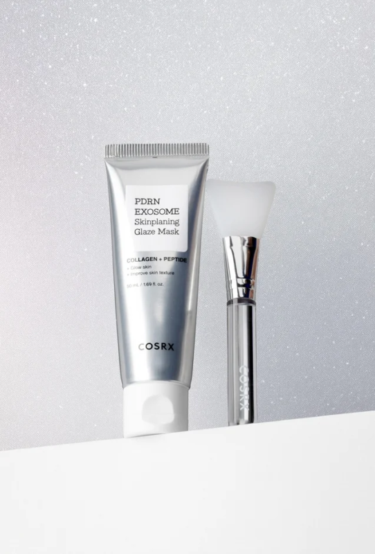 PDRN Exosome Skinplaning Glaze Mask con cepillo