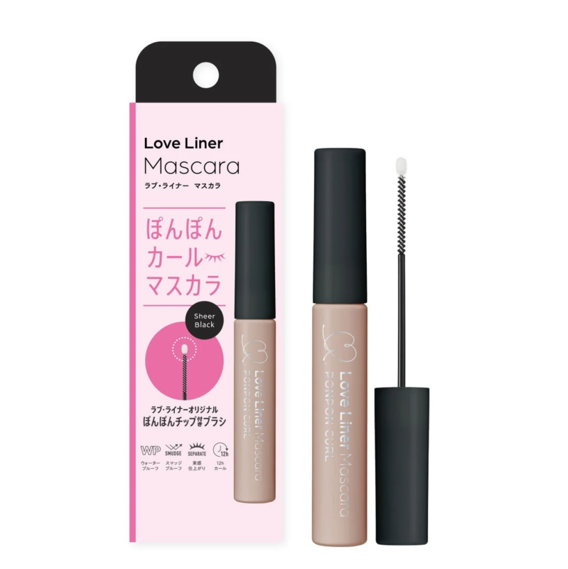 Love Liner Ponpon Curl Mascara Sheer Black
