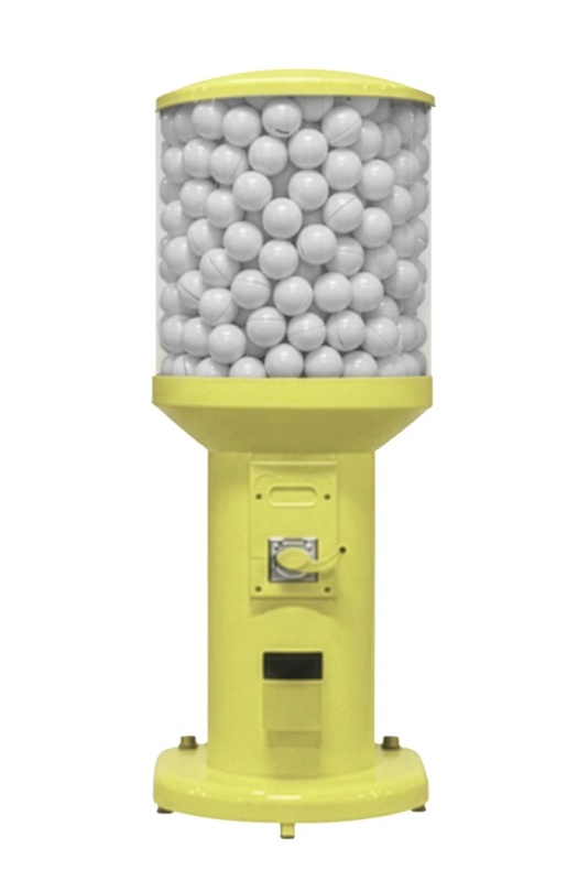 M&aacute;quina de gacha amarilla