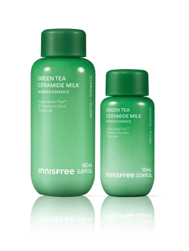 Set dúo de Green Tea Ceramide Milk Essence Toner de 160ml y 90ml