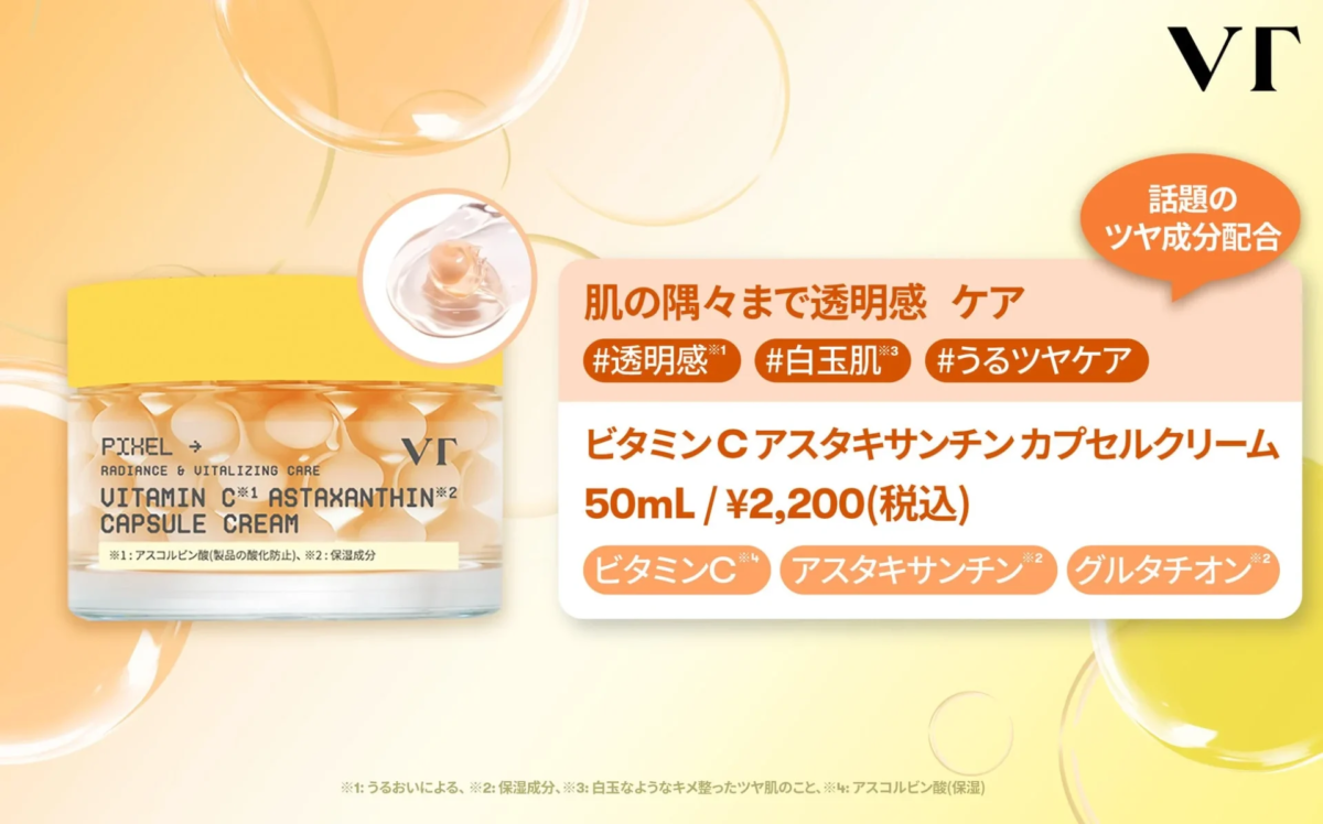 Crema en C&aacute;psulas de Vitamina C y Astaxantina
