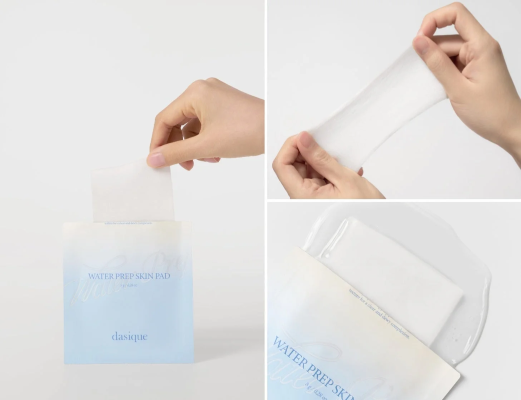 Water Prep Skin Pad en uso