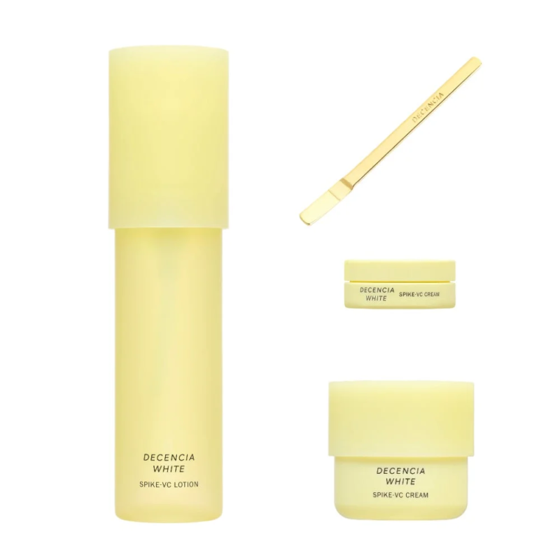 Set de productos DECENCIA WHITE Spike-VC exclusivo de Nagoya