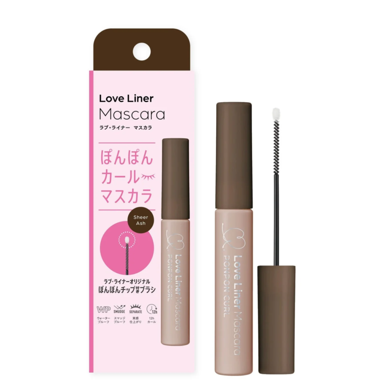Love Liner Ponpon Curl Mascara Sheer Ash