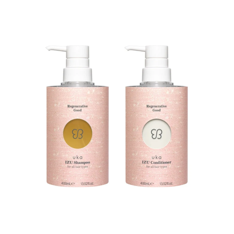 uka IZU Shampoo & Conditioner for all hair types Sakurasaku