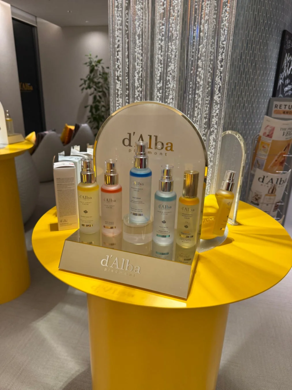 Exhibición de productos d'Alba