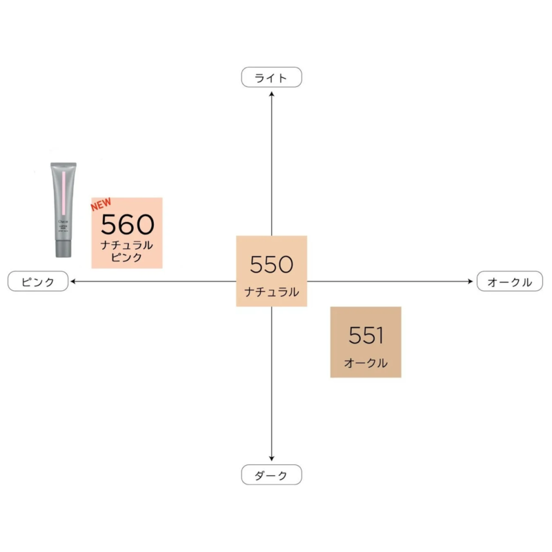 Chacott Lasting Base Color Chart