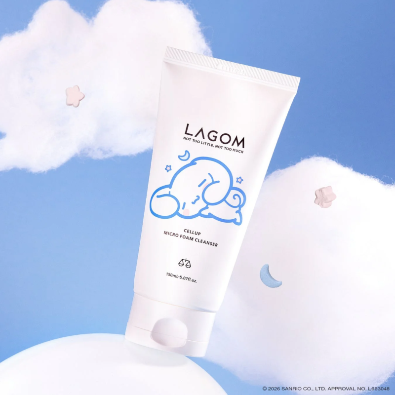 Micro Foam Cleanser de Cinnamoroll x LAGOM