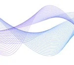 Ondas abstractas que representan la frecuencia