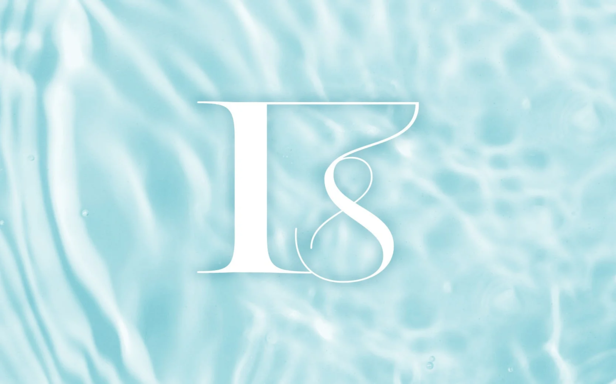 Logotipo LS en agua