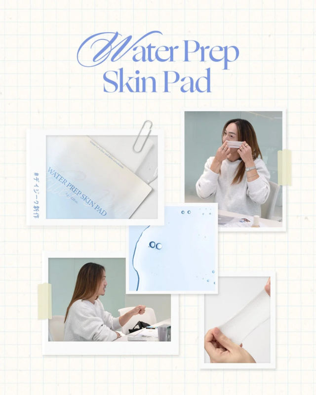 Water Prep Skin Pad collage