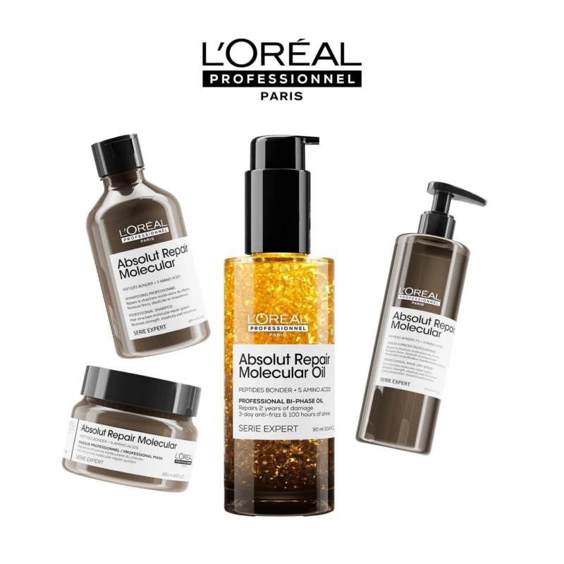 Productos de la serie L'Or&eacute;al Professionnel Absolut Repair Molecular