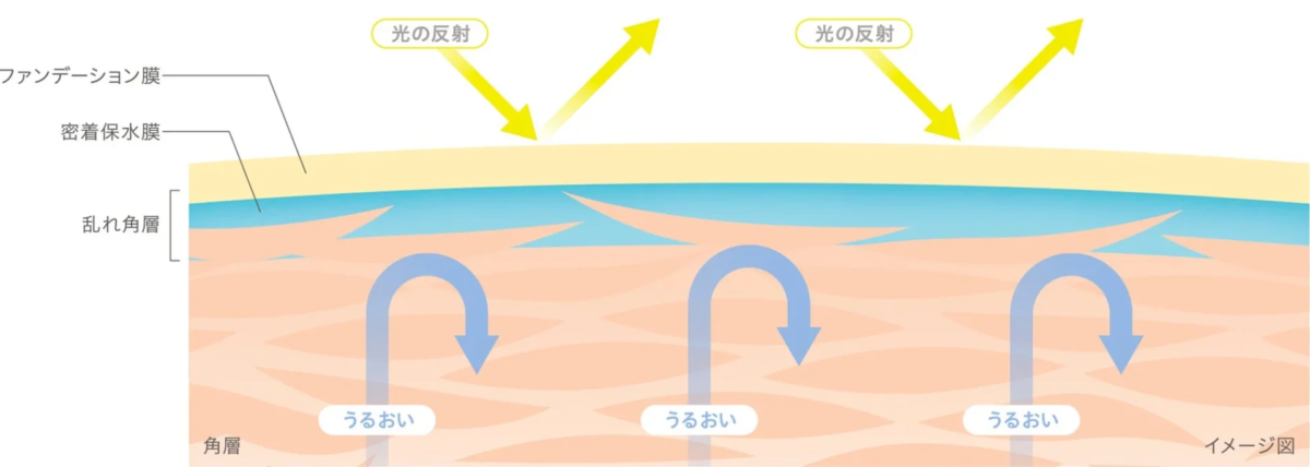 Imagen de Estrato Córneo con Película Hidratante