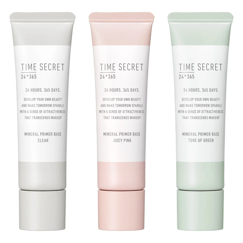 Tubos de la prebase mineral Time Secret