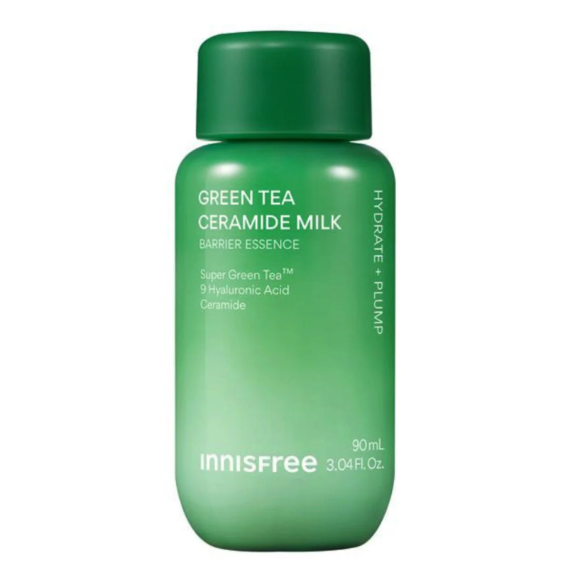 Botella de 90ml de Green Tea Ceramide Milk Essence Toner