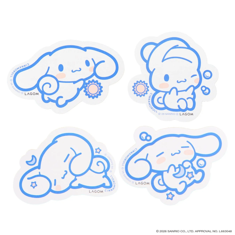 Pegatinas de Cinnamoroll x LAGOM