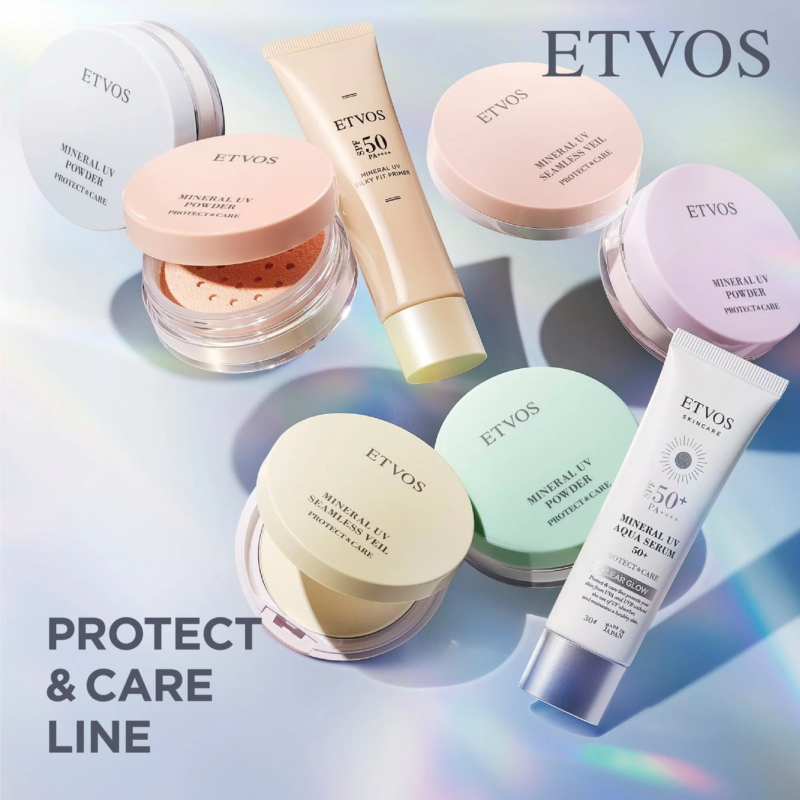 Productos de la línea ETVOS Mineral UV Protect & Care