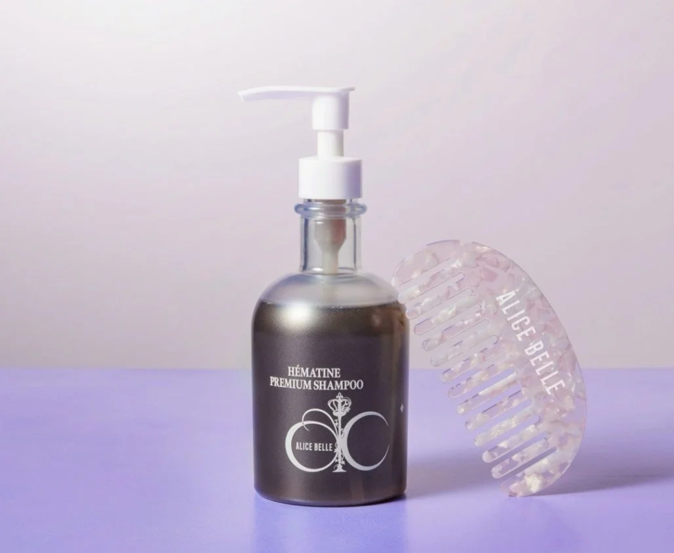Champú Premium HÉMATINE y peine original de ALICE BELLE