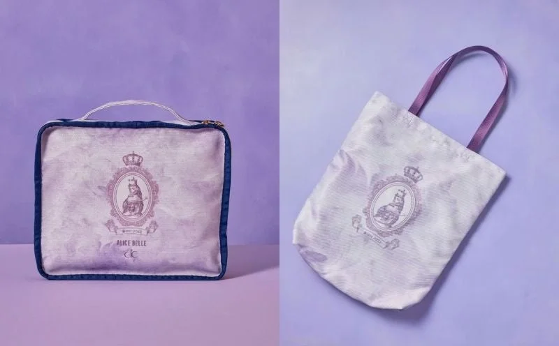 Neceser de viaje y bolso tote originales de ALICE BELLE