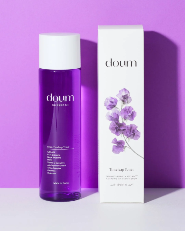 doum Timeleap Toner con ingredientes clave