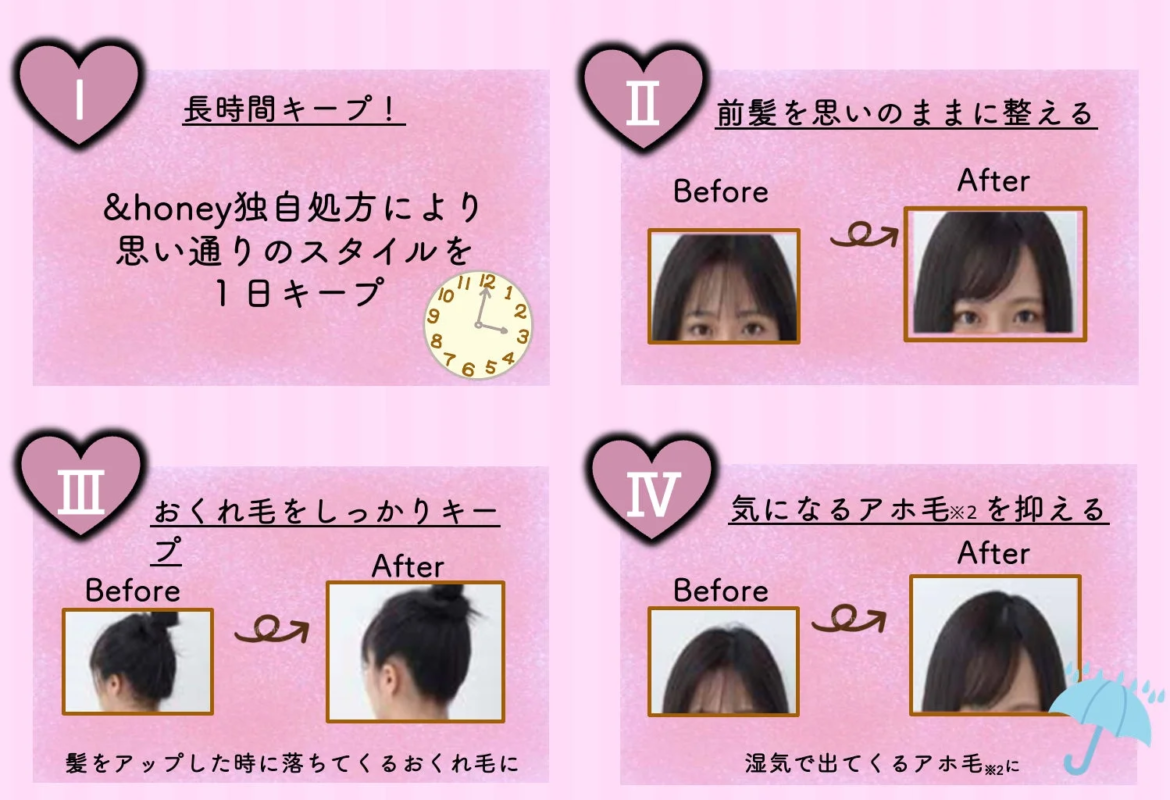 Efectos del styling &honey Matomake Stick