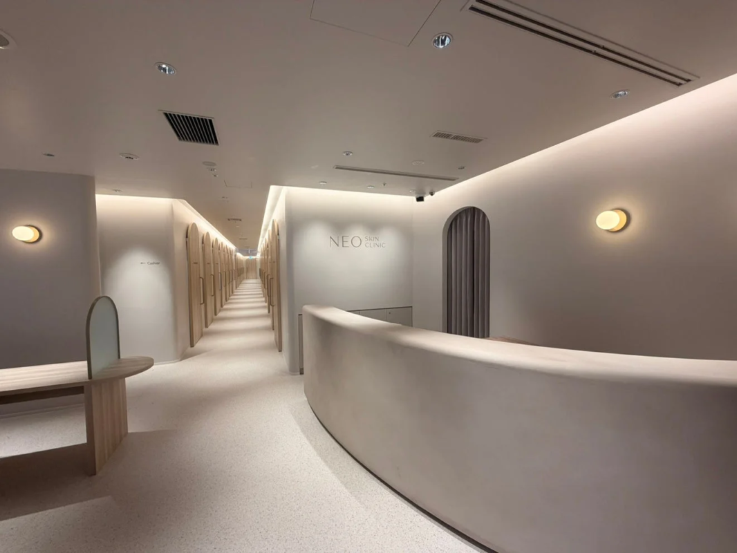 Interior de NEO Skin Clinic Ginza