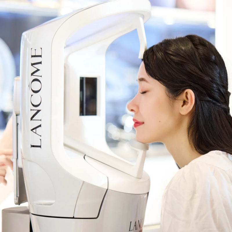 Dispositivo de an&aacute;lisis de piel Lanc&ocirc;me