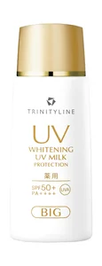 Envase del producto TRINITYLINE Medicated Whitening UV Milk Protection