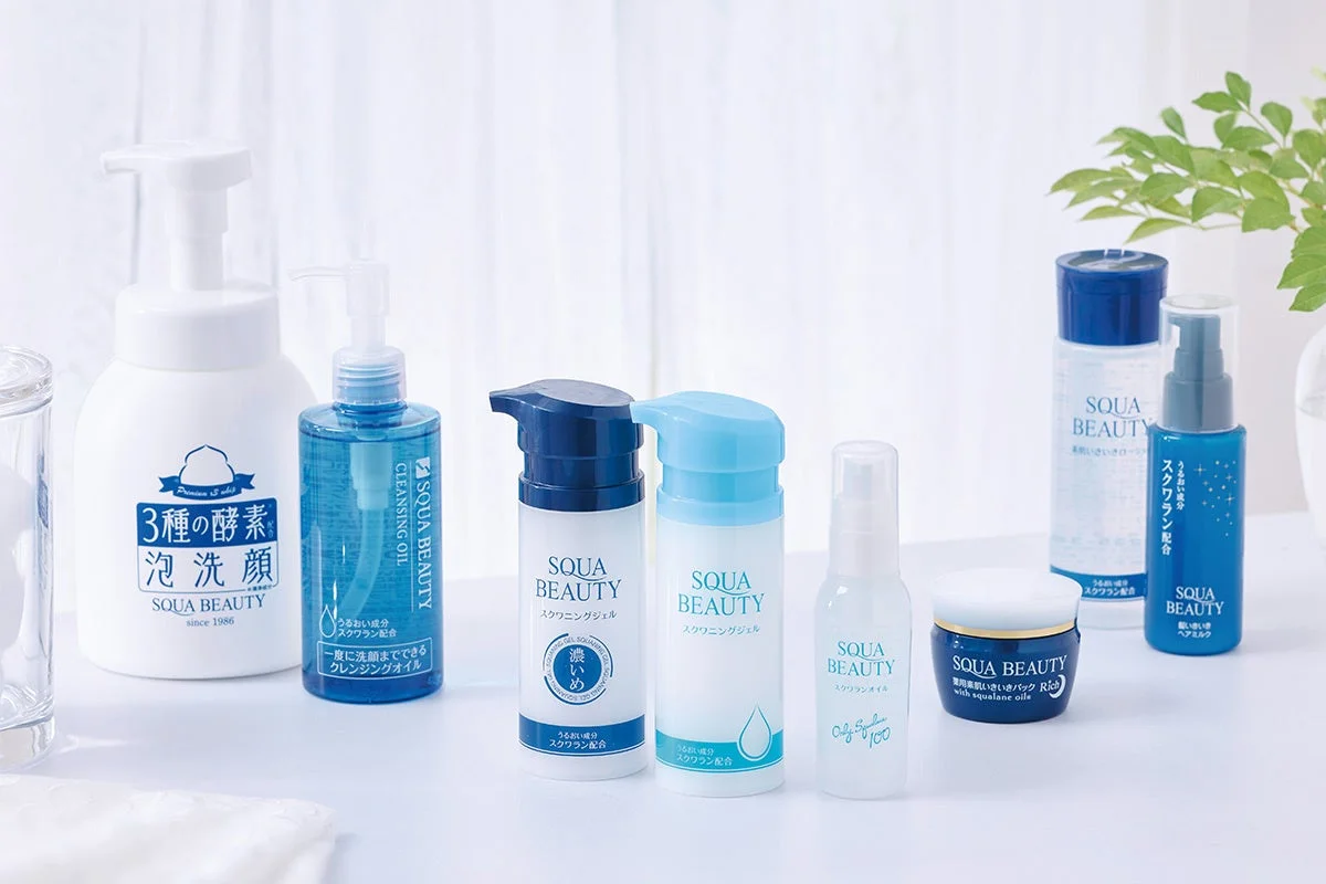 Various SQUA BEAUTY products
