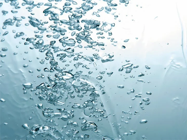 Burbujas en el agua