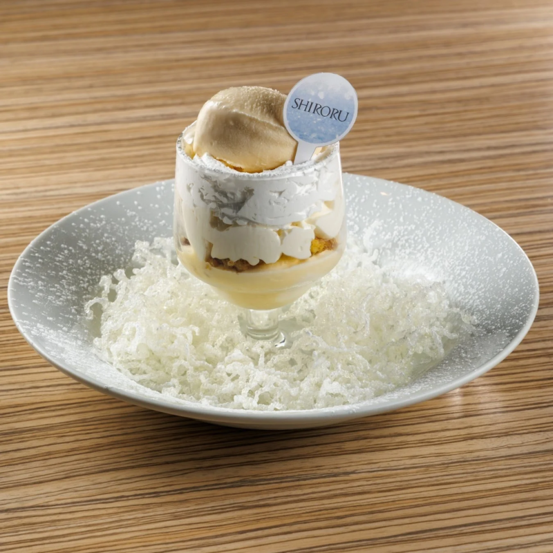 Parfait de colaboración SHIRORU