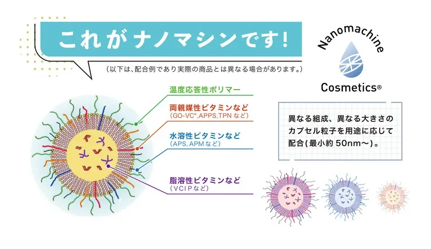Tipos de formulaciones de nanom&aacute;quinas y sus componentes