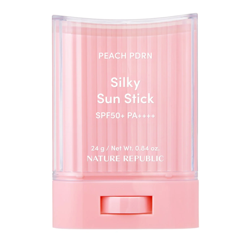 Stick UV sedoso Peach PDRN