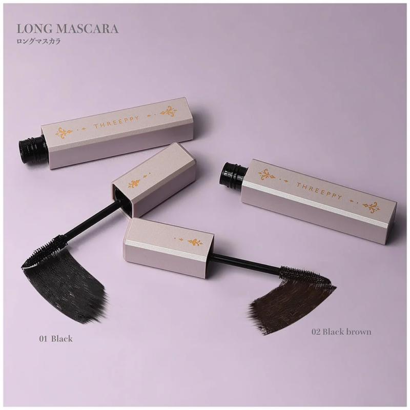 M&aacute;scaras de pesta&ntilde;as de larga duraci&oacute;n en negro y marr&oacute;n negro