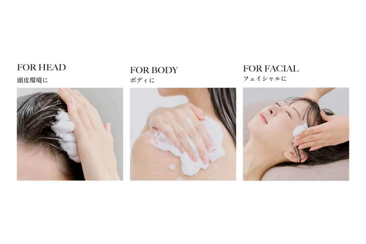 Uso del producto en cuero cabelludo, cuerpo y rostro