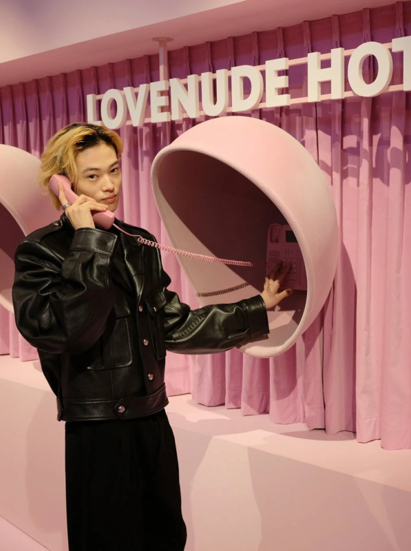 Airu Kubozuka con YSL Labial Love Nude #1