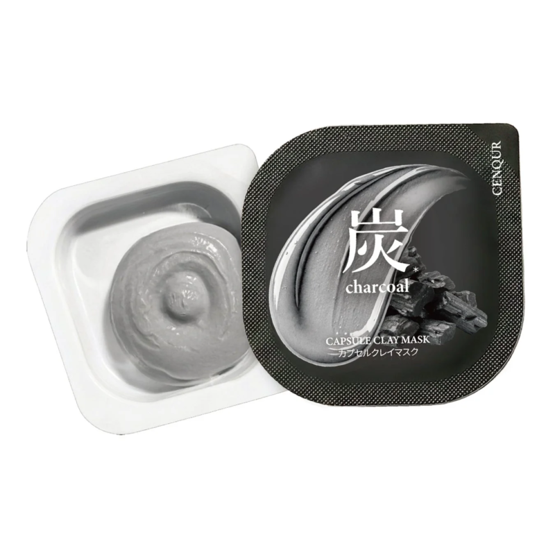 Mascarilla de C&aacute;psula Negra CENQUR Carb&oacute;n