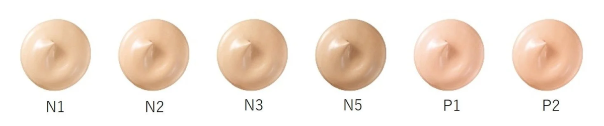 Muestras de color de la B.A Day Plump Foundation