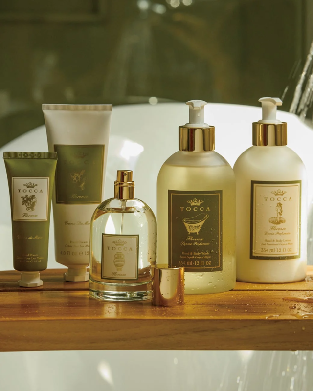 Colecci&oacute;n de productos TOCCA Beauty