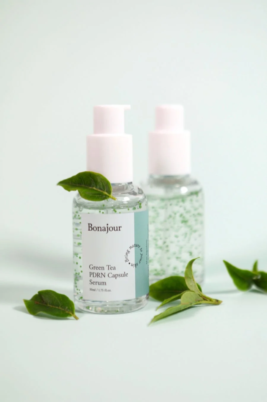 Bonajour Green Tea PDRN Capsule Serum en diferentes tama&ntilde;os