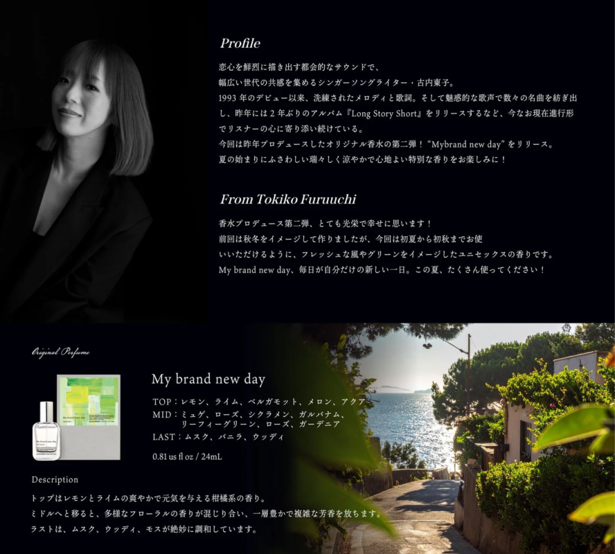 Detalles del Perfume My brand new day