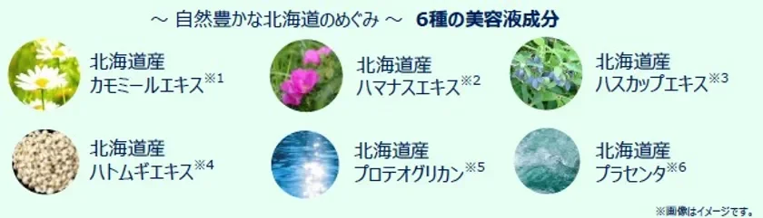 Ingredientes de belleza de Hokkaido